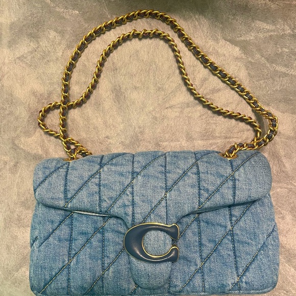 Coach Handbags - Coach Denim Tabby 26
